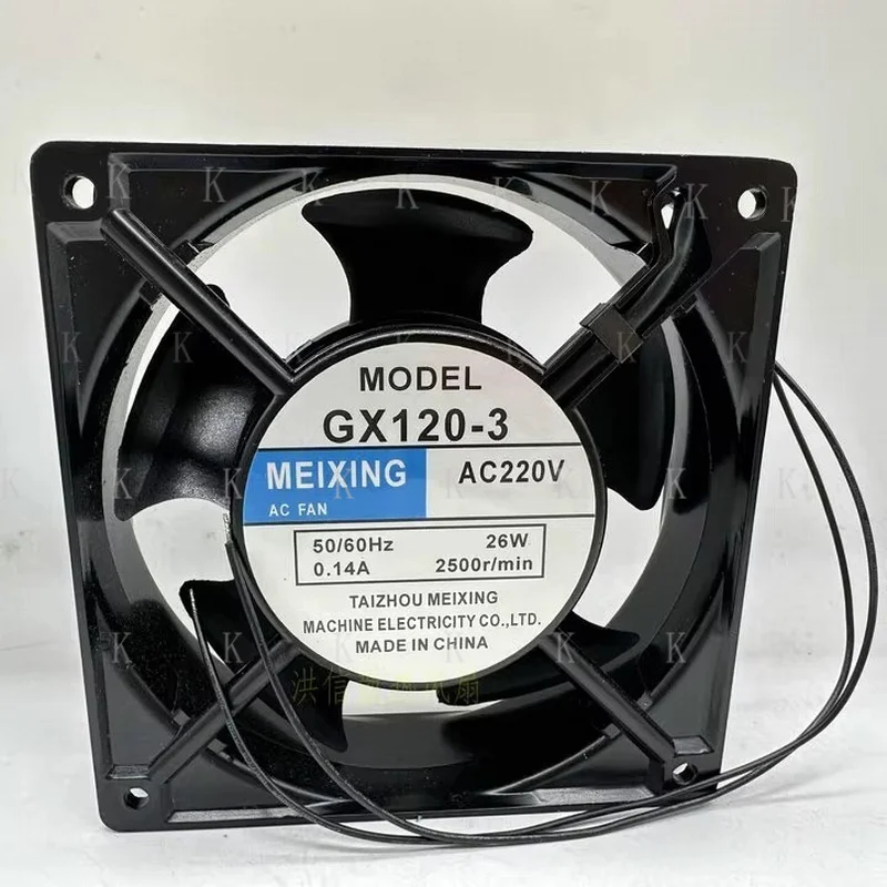 C  FOR 1PCS GX120-3 AC220V 26W 0.14A 120*38MM AC Cooling Fan