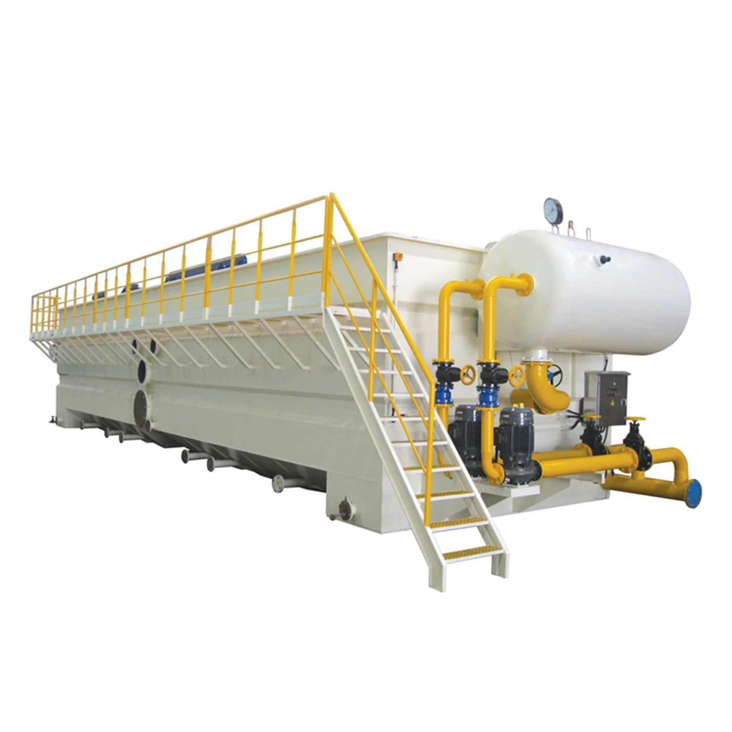 Industrial D AF Tank Water Treatment System, Professional Dissolved Air Flotation Unit for Livestock Sewage Purification