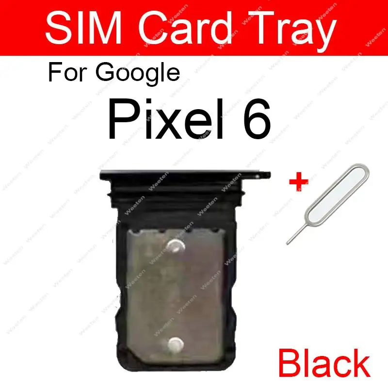 For Google Pixel 6 6Pro 6A Sim Card Tray Reader Socket SIM Card Replacement