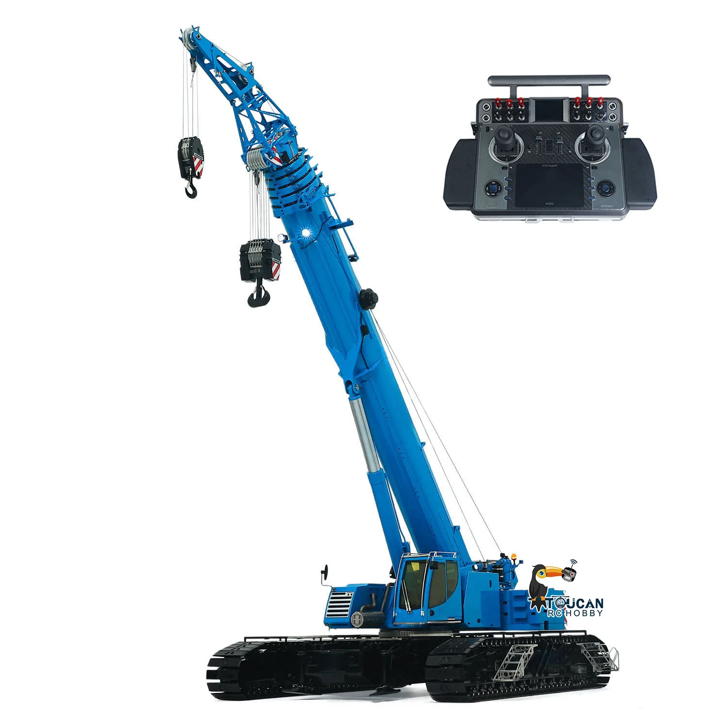 Toys 1/14 Eyewhale Metal Hydraulic Telescopic RC Crawler Crane Truck Remote Control Hoist Machine Vehicles Cars Motor XE Radio