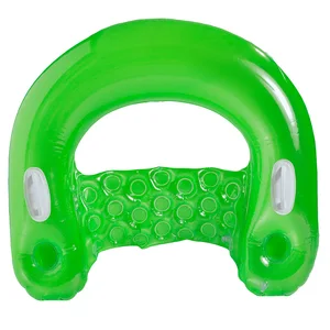 U -fallte aufblasbare Pool -Luftmatratze mit Glasstütze, schwimmender Wasserstuhl, Schlafzimmer, sonniger sonniger Sommer, Hängematte, Hängematte 10 Hauptverkaufsstrandstuhl mit Cup -Tür - №8