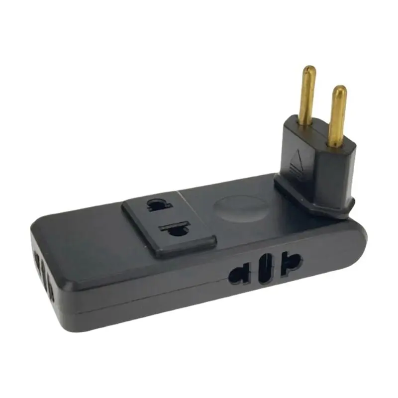 Foldable 4 In 1 EU Plug Extension Socket Adapter AC Outlet Converter US To EU Plug For France Germany Spain B-A68E