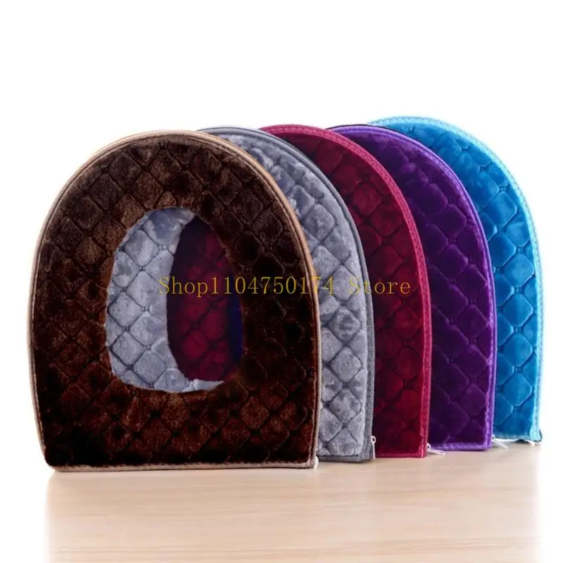 

Toilet Seat Cover Pad Soft Toilet Seat Cushion Toilet Seat Warmer Washable Toilet Seat Cover Mat with Zipper Closure top sale