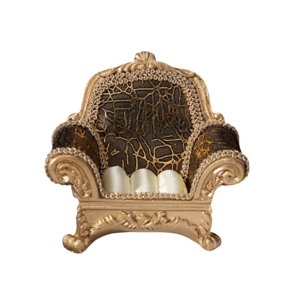 Luxury Sofa Model Ring Storage Box Decorative Multifunction Jewelry Organizer Box Creative Portable Couch Shaped Jewelry Box