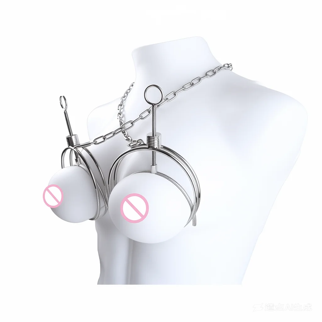 LEZEE 乳首クランプ金属胸クリップスパイク乳首からかいセクシーな大人の女性の胸刺激チェーンボンデージ大人のおもちゃ女性のための