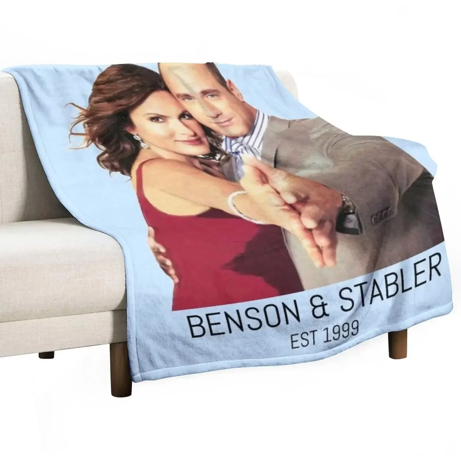 Benson & Stabler Est 1999 Throw Blanket Soft Plaid blankets and throws Blankets