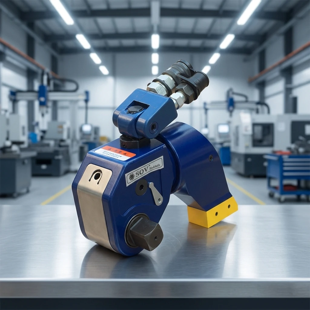 Hydraulic Torque Wrench 1'' Square Drive 3MXTA 700BAR for 30-75mm Hexagon Nut Tighten&Lossen