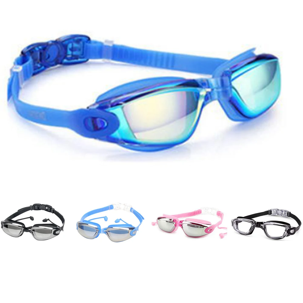

Swimming Goggles Anti Fog No Leaking Full Protection Sofe Silicone Unisex Adult Diving Swim Goggles