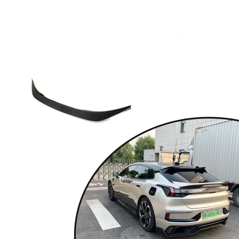 For Zeekr 001 21-23 Carbon Fiber Rear Luggage Compartment Spoiler Car Accessories