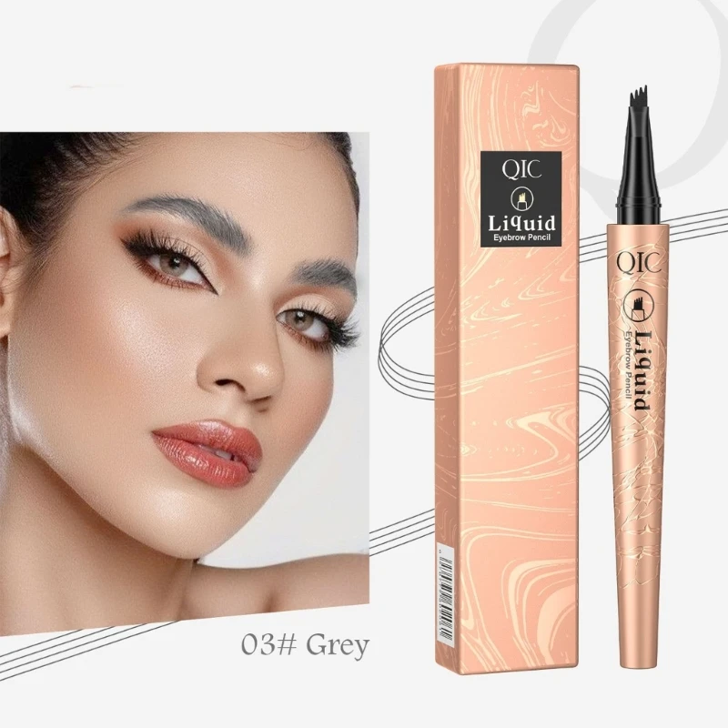 QIC Eyebrow Pencil Lift & Snatch Eyebrow Microblading Pen Eye Makeup Eyebrow Pen Micro 4 Point Brow Pen Natural Eyebrow Hair