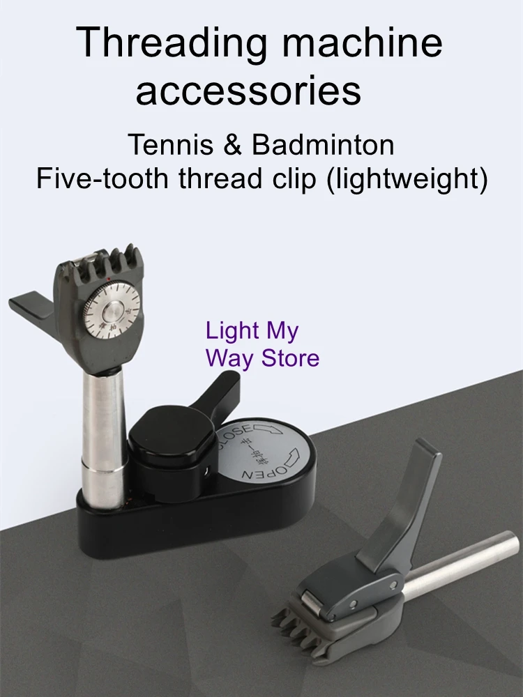 Badminton Racket Pull Threading Machine Accessories Five Teeth String Clip yy es5 es8 es8pd Third Party Cord