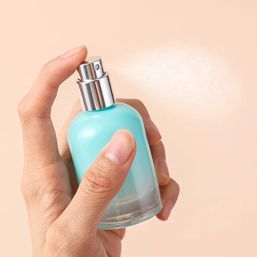 5-個-30-ミリリットル鮮やかなガラス製の空の詰め替え可能な香水ミストスプレーボトル漏れ防止香水メイクアップサンプル旅行用サイズの容器
