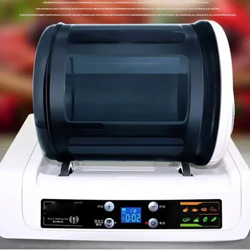 Desktop - Vacuum Marinating Machine - Rolling Kneading Meat Machine Commercial Burger Shop Chicken Wings Wrapping