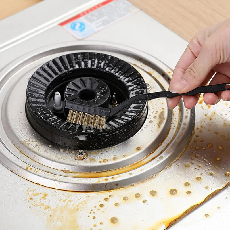 Mini Wire Brush Set Cleaning Polishing Detail Metal Rust Brush Cleaning Tool Stainless Steel Brass