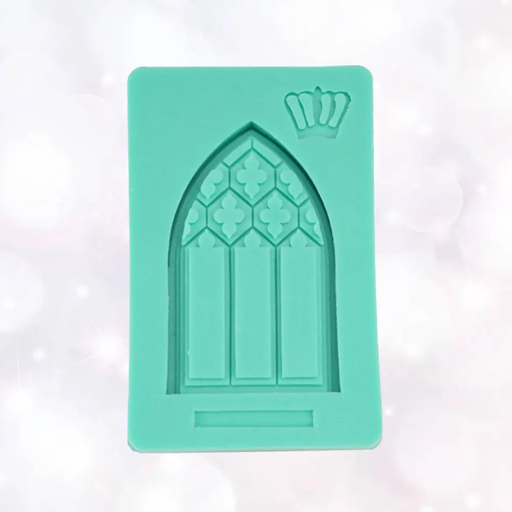 Retro Iron Art Window Silicone Cake Mold – Non-Stick Baking Tool for Chocolate, Candy & Mousse