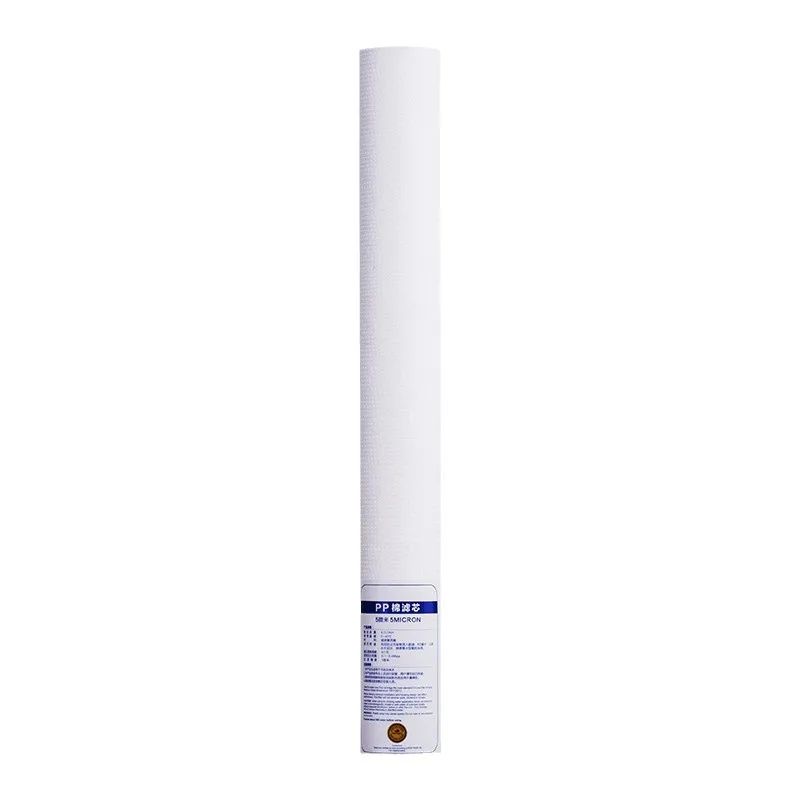 20inch PP Cotton Filter Cartridge 1 Micron 5 Micron Universal Pre-Filter Accessories Flat Mouth PPF Filter Cartridge