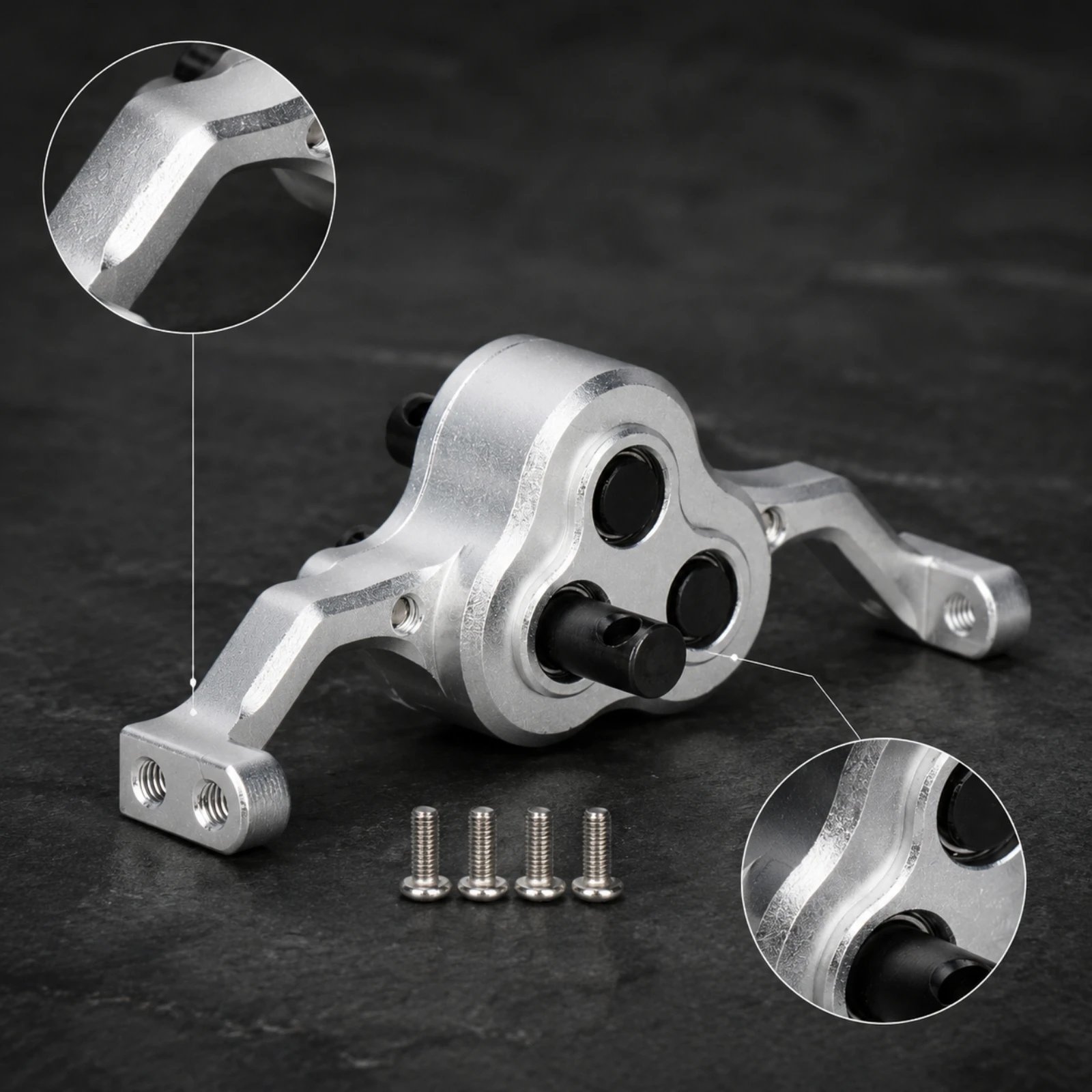 Metal LCG Portal Axle Slim 1/10 Scale Crawler Axle Upgrade Elevated Clearance Easy Installation