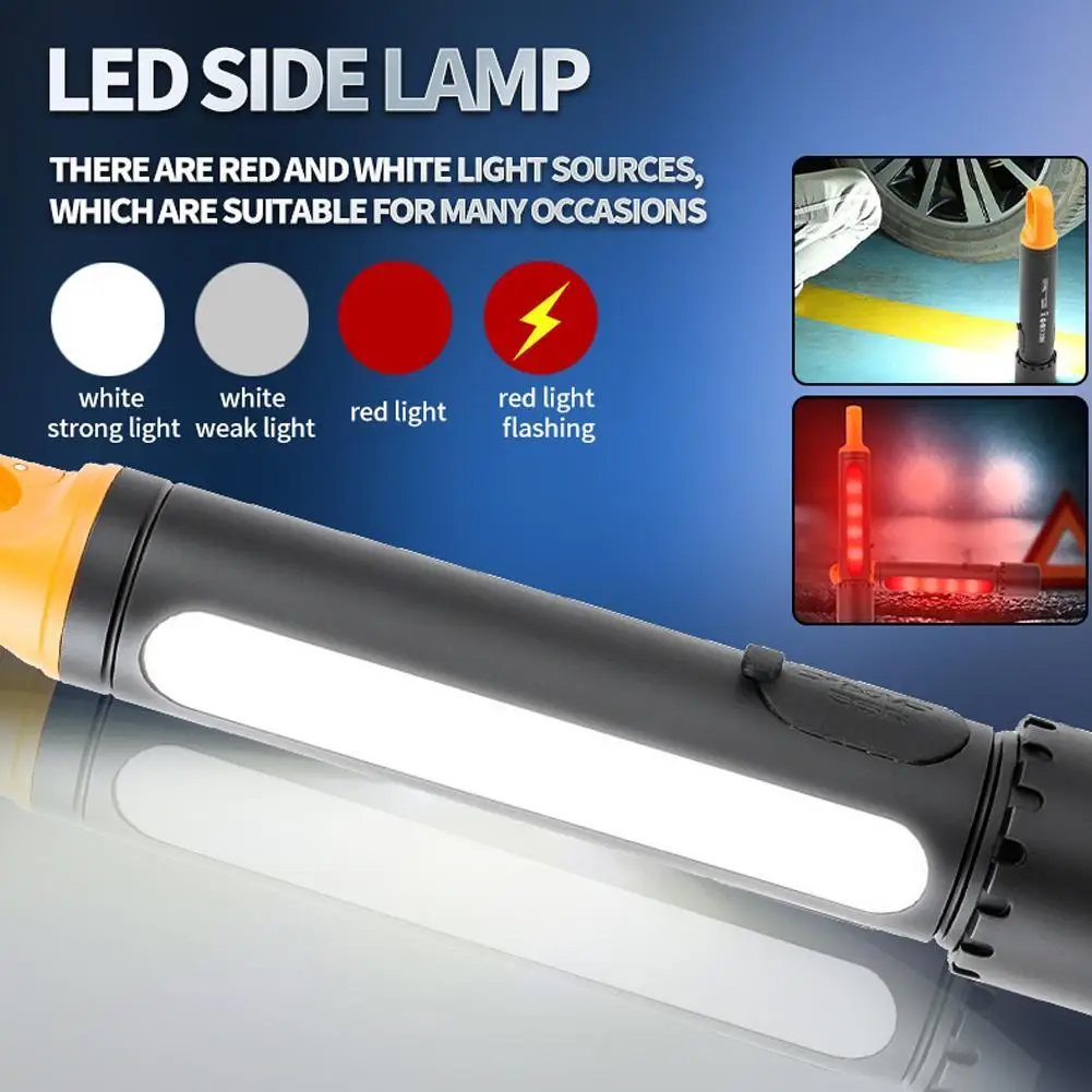 

Фонарик с зумом из алюминиевого сплава, 5-типный светильник, многофункциональный светодиодный фонарик с зумом и крючком, зарядка через USB, портативный уличный кемпинг Fis