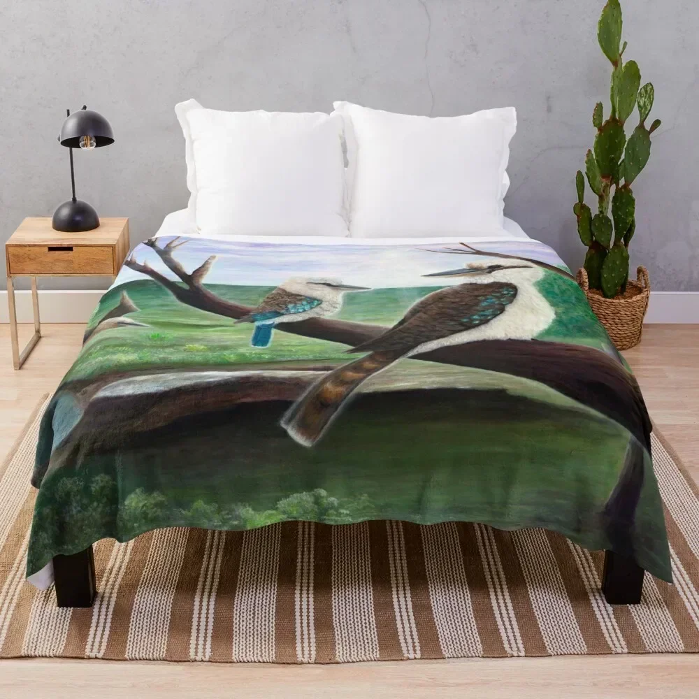 Kookaburra Haven Throw Blanket Sofa Summer Beddings Blankets