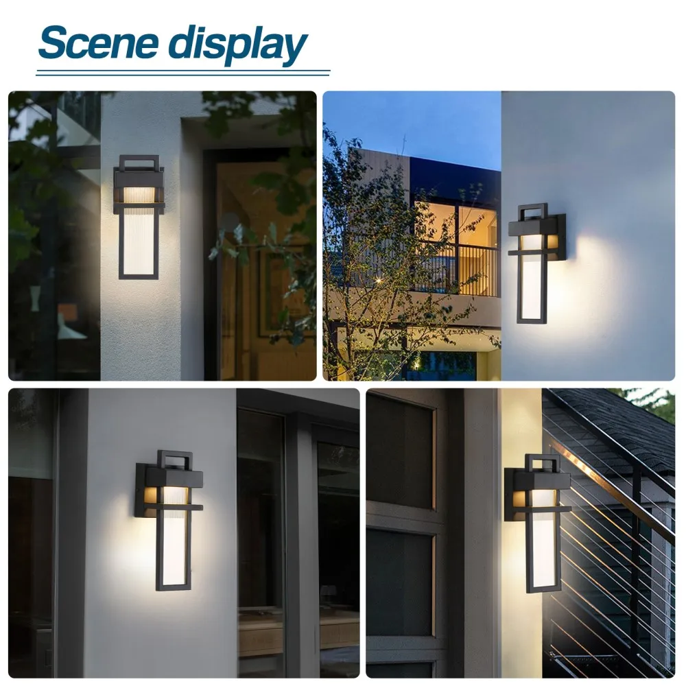 Geometric Outdoor Wall Light Garden Lights Outdoor IP65 Waterproof  Outdoor Lighting Wall Lamp Outdoor Lights Garden Decoration