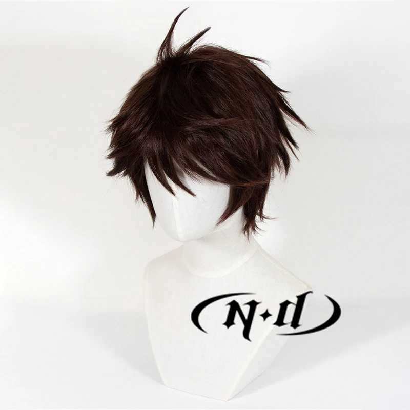 ND Toru Oikawa Cosplay Wig Hairpiece Haikyu Anime Cosplay Hair Wig for Comic Con Coser Costume Theme Party Heat Resistant