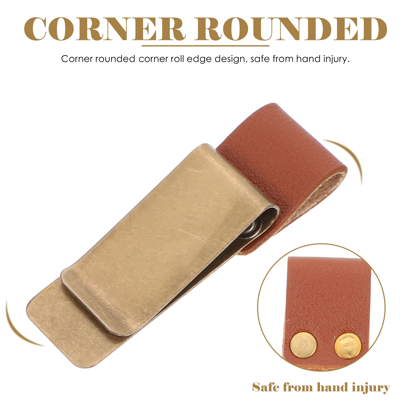 

3 Pcs Stainless Steel Paper Binder Clips for Office School Retro Metal File Clamps ganizing Documents Stationery Practical Multi