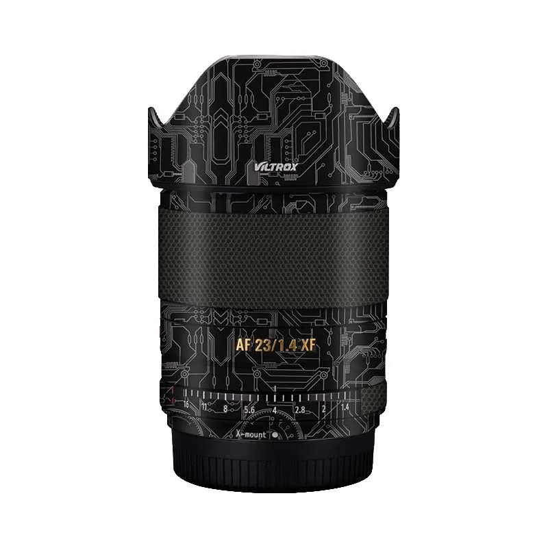 عدسة الكاميرا فيلم التفاف الجلد ، الغطاء الواقي ، المضادة للخدش ، ملصقا ل Viltrox AF23mm ، F1.4 ، 23mmF1.4 ، 23F1.4