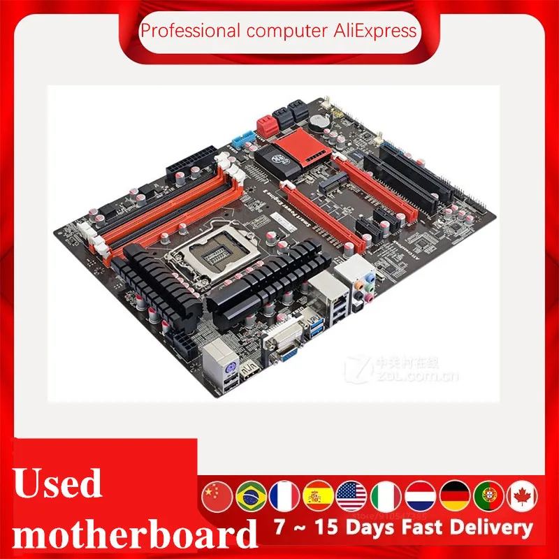 For Colorful C.Z77 X3 V20 Z77-A P8Z77-V LX2 Computer Motherboard LGA 1155 DDR3 For Intel Z77 Original Desktop Used Mainboard