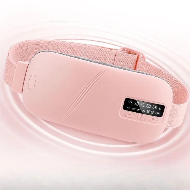 

New Warm Waist Belt with Digital Display Aunt's Miracle Device USB Hot Compress Belt Graphene Heating Belt Helps Relax The Body