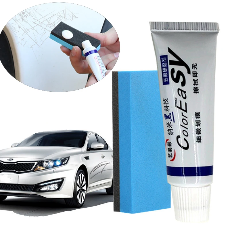 

2PCS Light Scratch Repairer Car Scratch Remover Polishing Wax Stain Removal Beauty Care No Paint Damage Car Care Tools