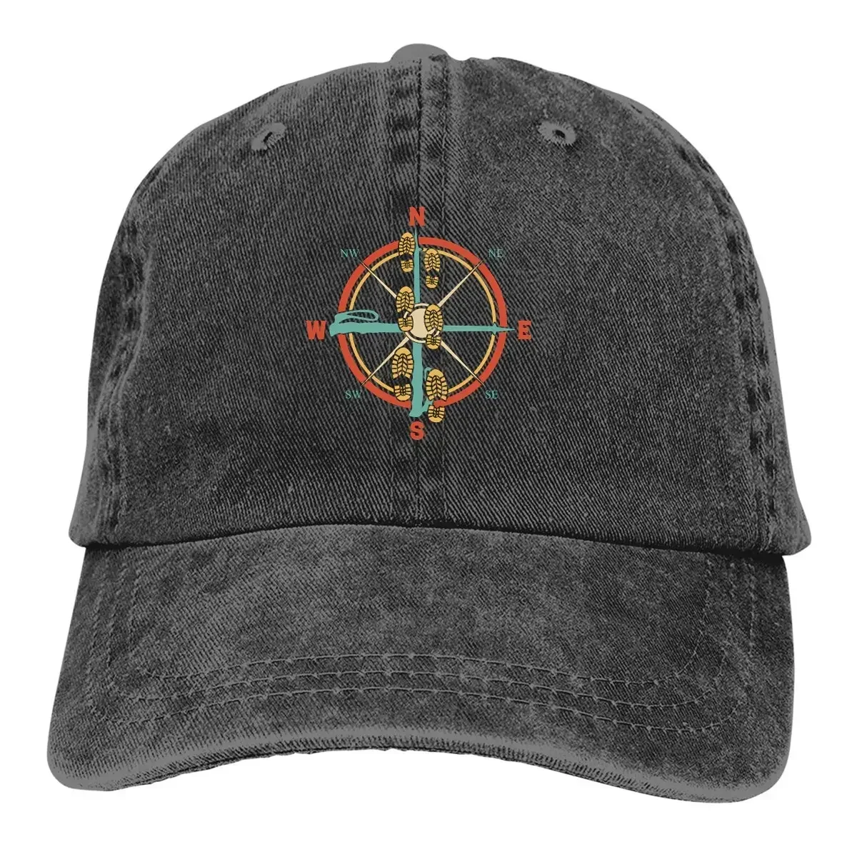 2026 Compass Hiked It Liked  Where to Next Baseball Cap Men Hats Women Visor Protection Snapback Hiking Caps