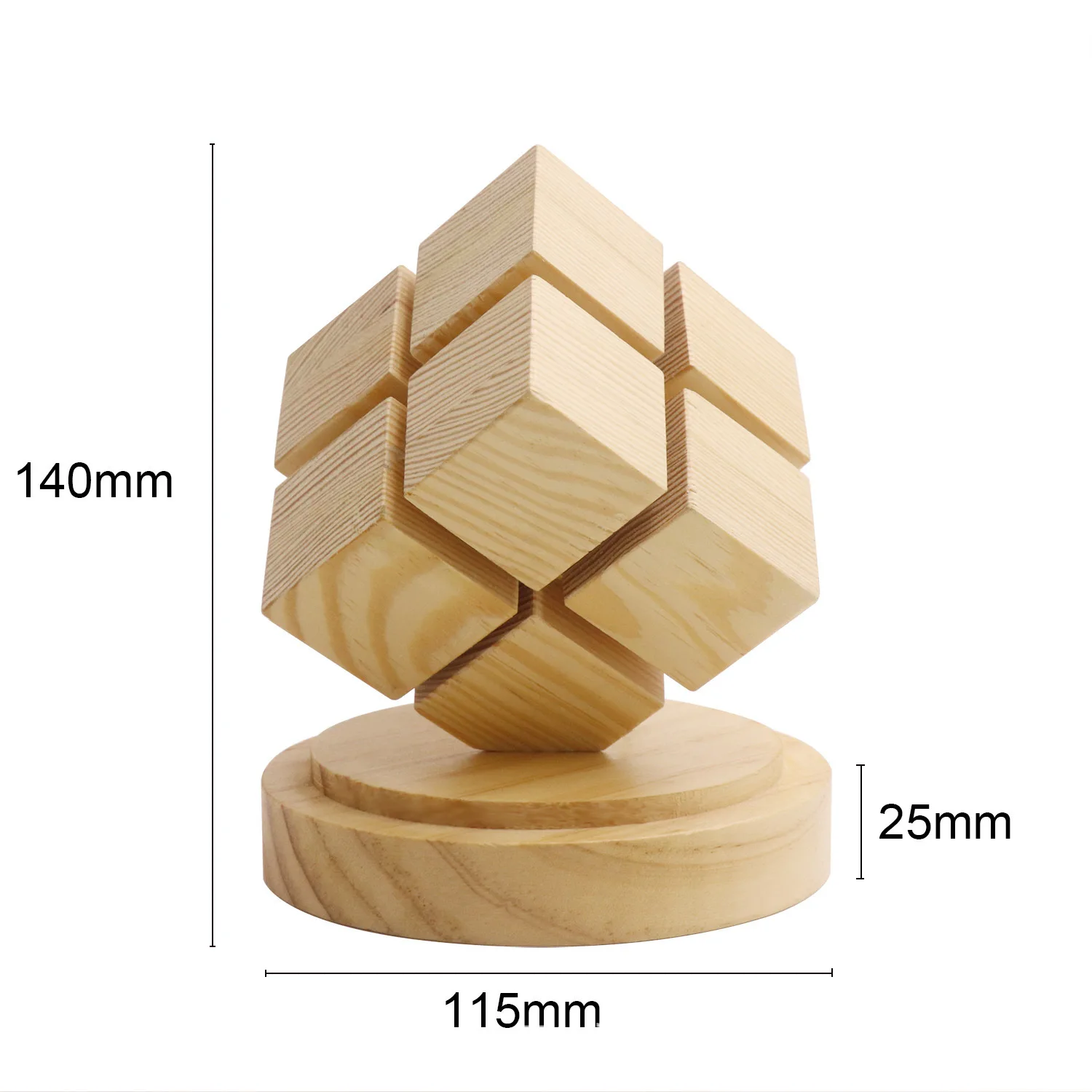 Creative Four-Level Cube Night Ornament Bedside Table Decoration Bedroom Atmosphere Light