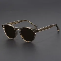 2025 New Fashion Glasses Rivet Art Pattern Design Round Retro Tone Men Women Brand Designer shades Diopter