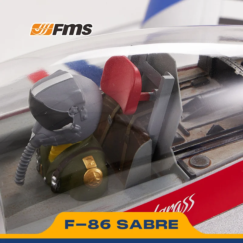 FMS RC جديد 80 مللي متر سلسلة Culvert F-86 Sabre محاكاة الكهربائية التحكم عن بعد الفضاء نموذج تجميع الطائرات الثابتة الجناح