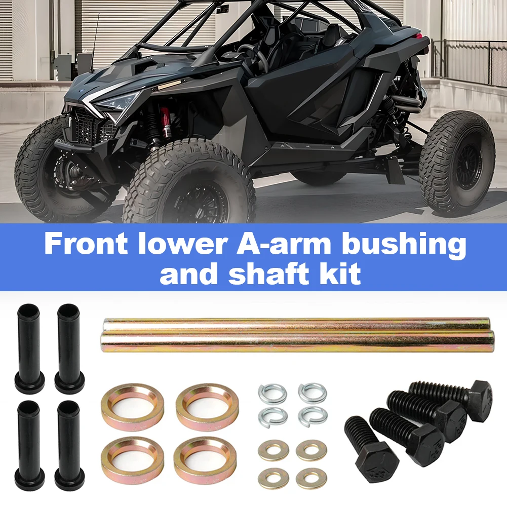 

Front Lower A Arm Bushings Kit W/Shaft 7501093 Two Front Lower A-Arm Bushing & Shaft Kit for Polaris Sportsman 570 600 700 800