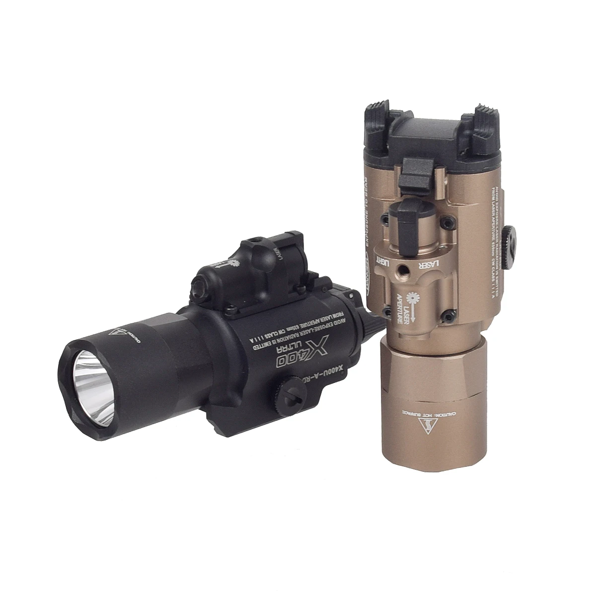 Tactical Surefire X300 X400 X400U Ultra Red Green Laser Sight LED Flashlight Rifle Scout Light for Picatinny Weaver Rails Mount