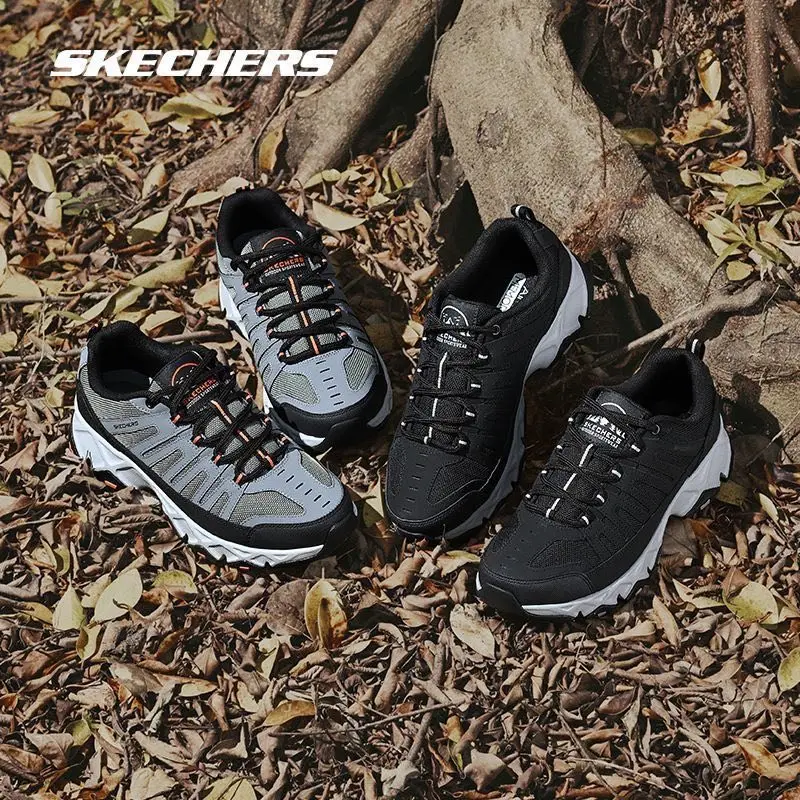 Skechers-zapatos originales para hombre, zapatillas deportivas de senderismo, escalada, impermeables, resistentes al desgaste, antideslizantes