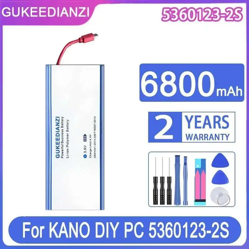 

Быстрая зарядка для Kano Diy PC 5360123-2S 53601232S Компьютерный комплект Батарея 6800 мАч