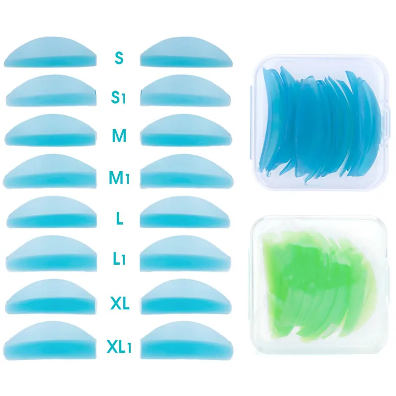 8 Pairs Silicone Eyelash Perm Pads Lifting Lashes Rod Shield 3D Lash Curler Spacer Accessories Applicator Makeup Tool