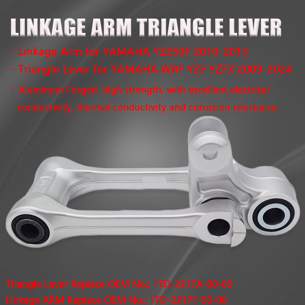 

For YAMAHA YZ250F 2010-2013 Motorcycle Linkage ARM Triangle Lever Rear Swingarm Shock Suspension Forged Aluminum Accessories