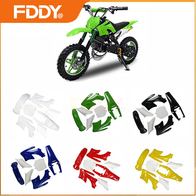 FDDY 1 conjunto de kits de carenagem de plástico de alta resistência para motos chinesas de 2 tempos 47cc 49cc Apollo Orion Mini Dirt Bike Acessórios