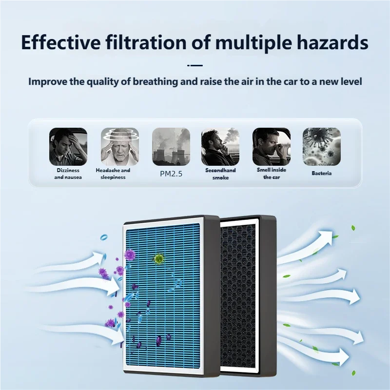 For BYD Dolphin Surf/ Mini Atto1 Car Air Conditioner Filter Activated Carbon Aromatherapy Original Factory Filter Element