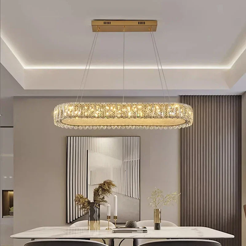 

home decorationPendant lights, luxury crystal living room chandelier, dining room Pendant lamp, ceiling light, indoor lighting