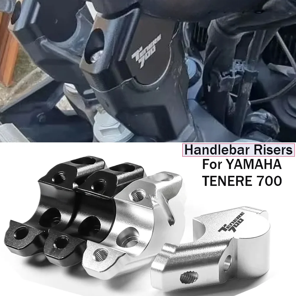 

Motorcycle Accessories Handlebar Riser Clamp For Yamaha Tenere 700 （2019-）World Raid （2022-）Rallye Edition （2021-）