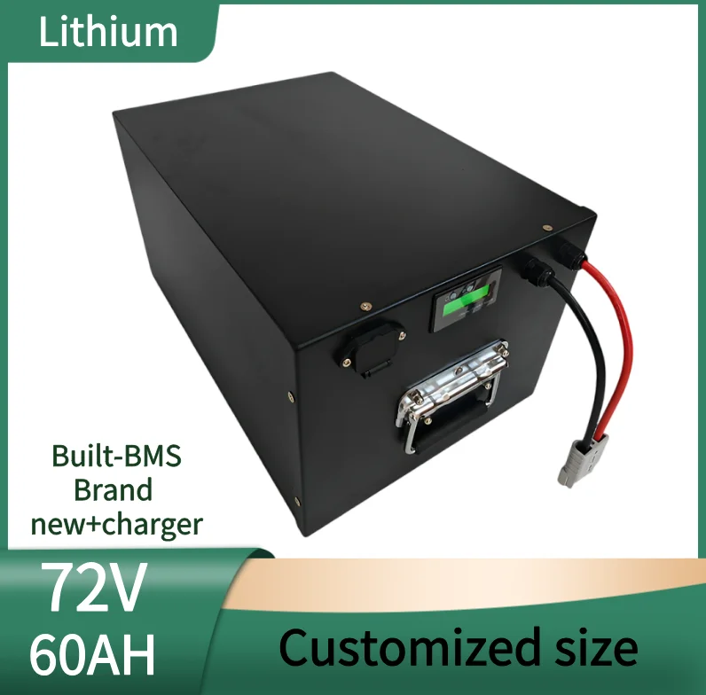 

20S 72v 60Ah li-ion lithium polymer battery pack with BMS for 3000W 5000W 7000W Boat,golf car,camping car E-Scooter + Charger