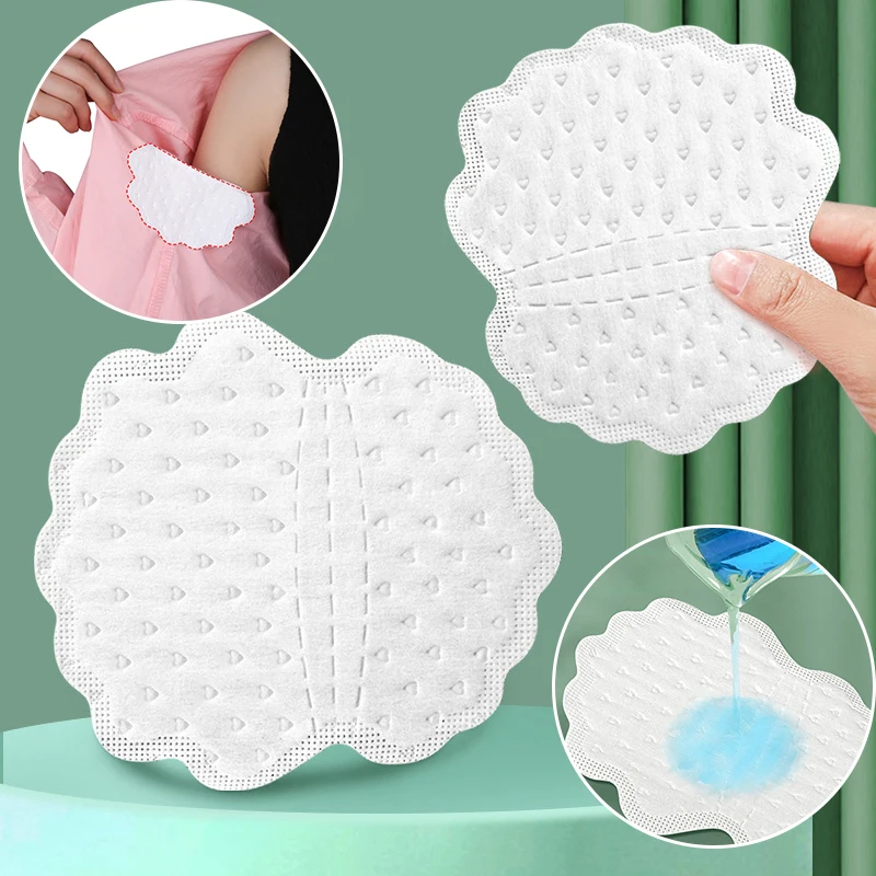 10-50pcs Unisex Sweat Pads Summer Deodorants Underarm Anti Perspiration Sweat Pads Disposable Armpit Absorb Sweat Pads