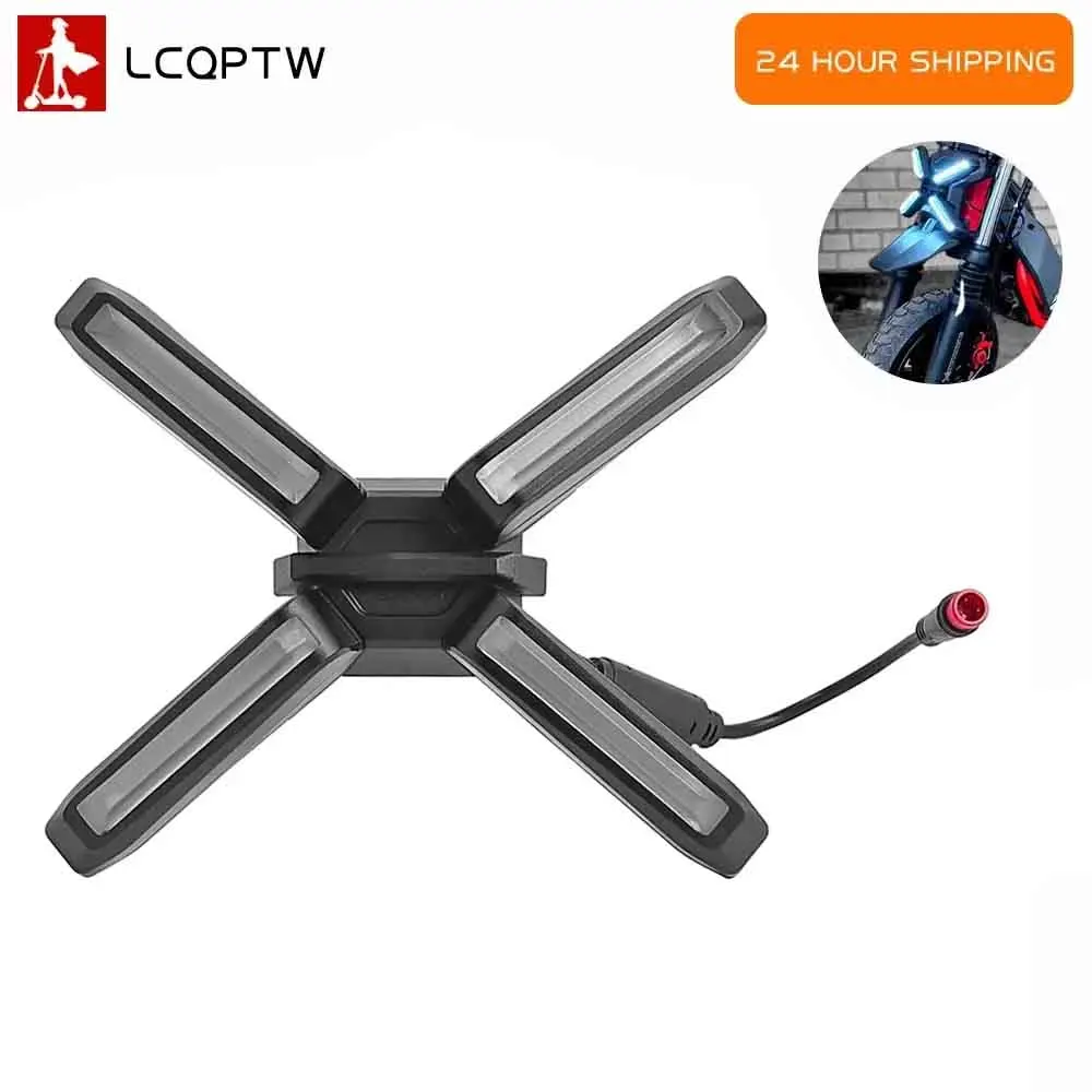 

Прочная фара, супер яркий электрический скутер 4 Вт для Segway Ninebot ZT3/ZT3 Pro, Х-образная передняя подсветка, защитная лампа