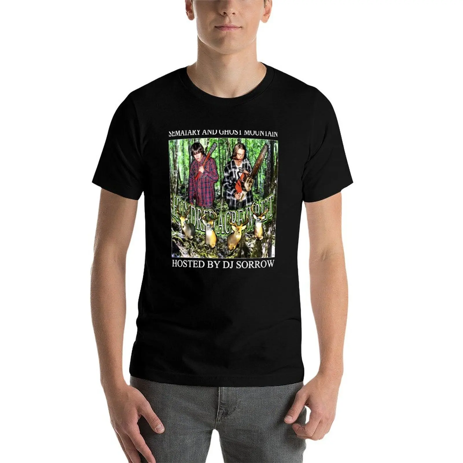 

sematary merch T-Shirt anime t shirts oversize man t shirt cotton high quality T-Shirt