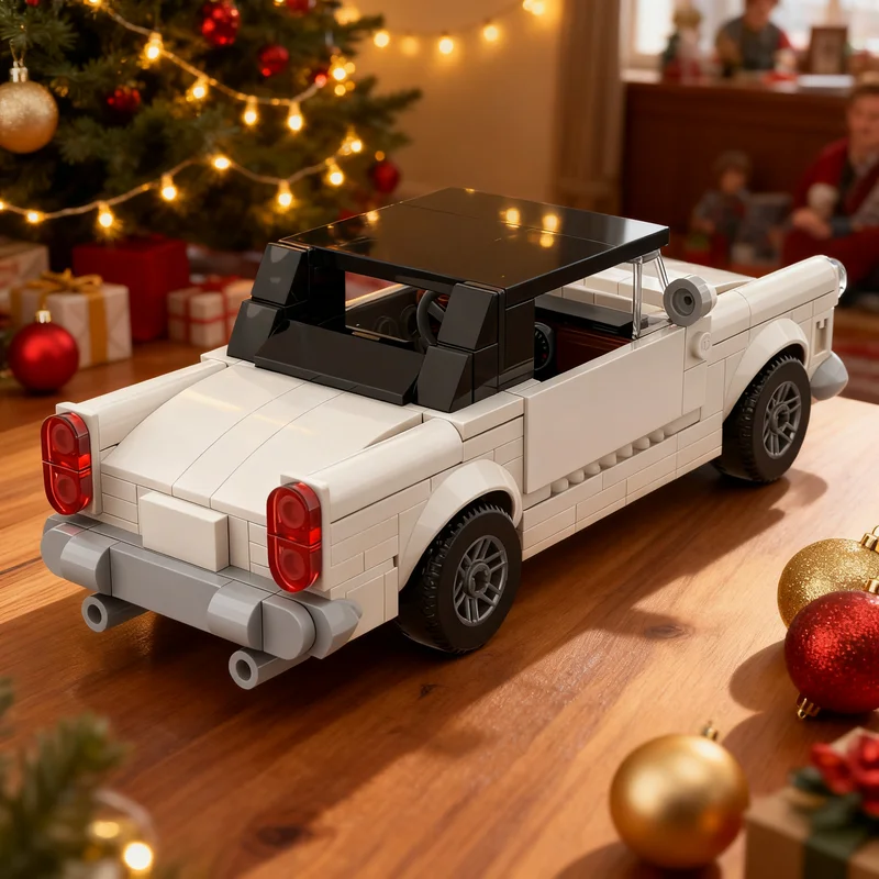 298pcs MOC city Champions Sunbeam Alpine Tiger Model Christmas Gift DIY Home Decor Desk Display Shelf Accent Set