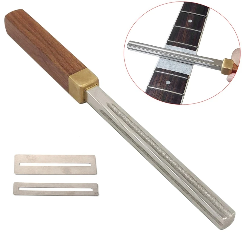 Guitar Fret Crowning File, Fret Repairing Tools, with 4 Sizes Design